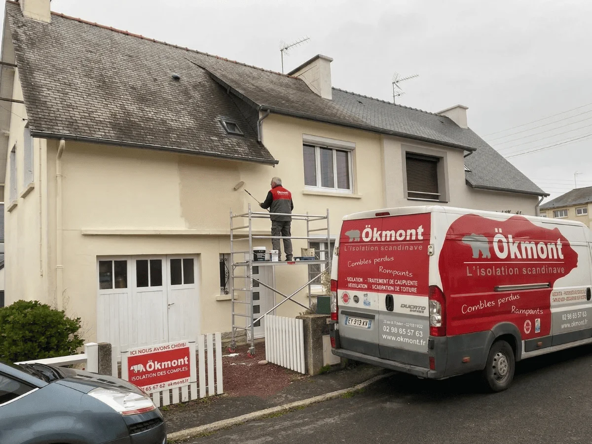 Nettoyage et ravalement de façade à Rennes par Okmont